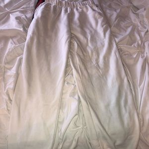 Brandy Melville sweatpants white one size fits S/M